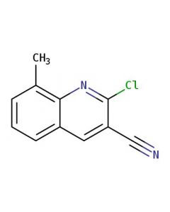 Astatech 2-CHLORO-8-METHYLQUINOLINE-3-CARBONITRILE, 95.00% Purity, 0.25G